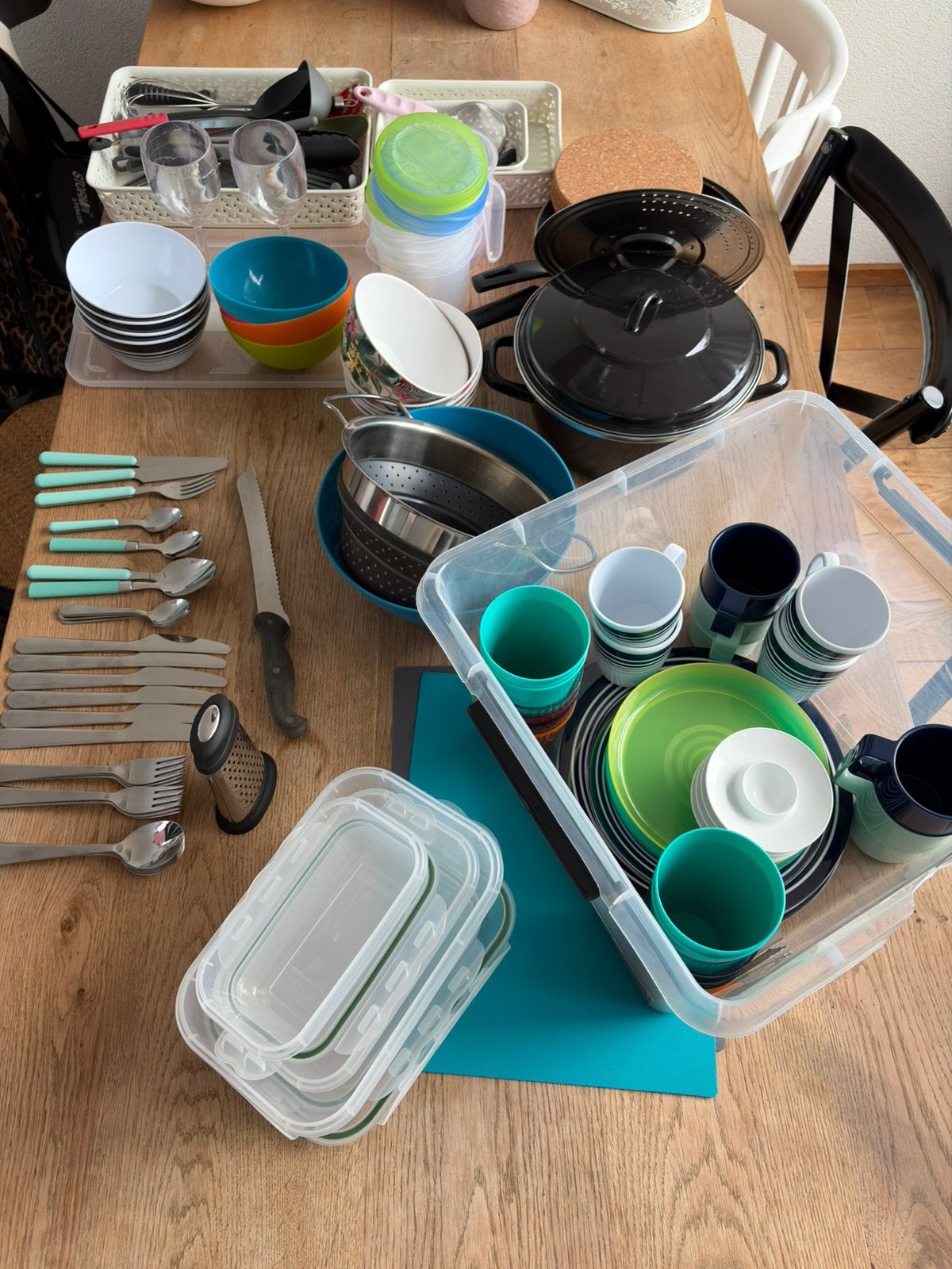Kampeer Keuken uitrusting Mepal BoCamp servies, Ophalen, Gebruikt