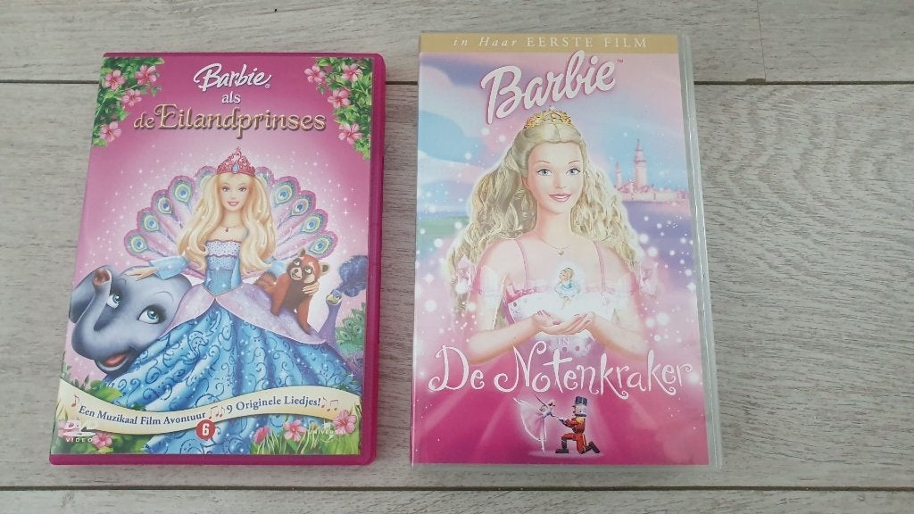 Barbie speelfilms op videoband en DVD-video, Cd's en Dvd's, Dvd's | Kinderen en Jeugd, Alle leeftijden, Poppen, Ophalen of Verzenden