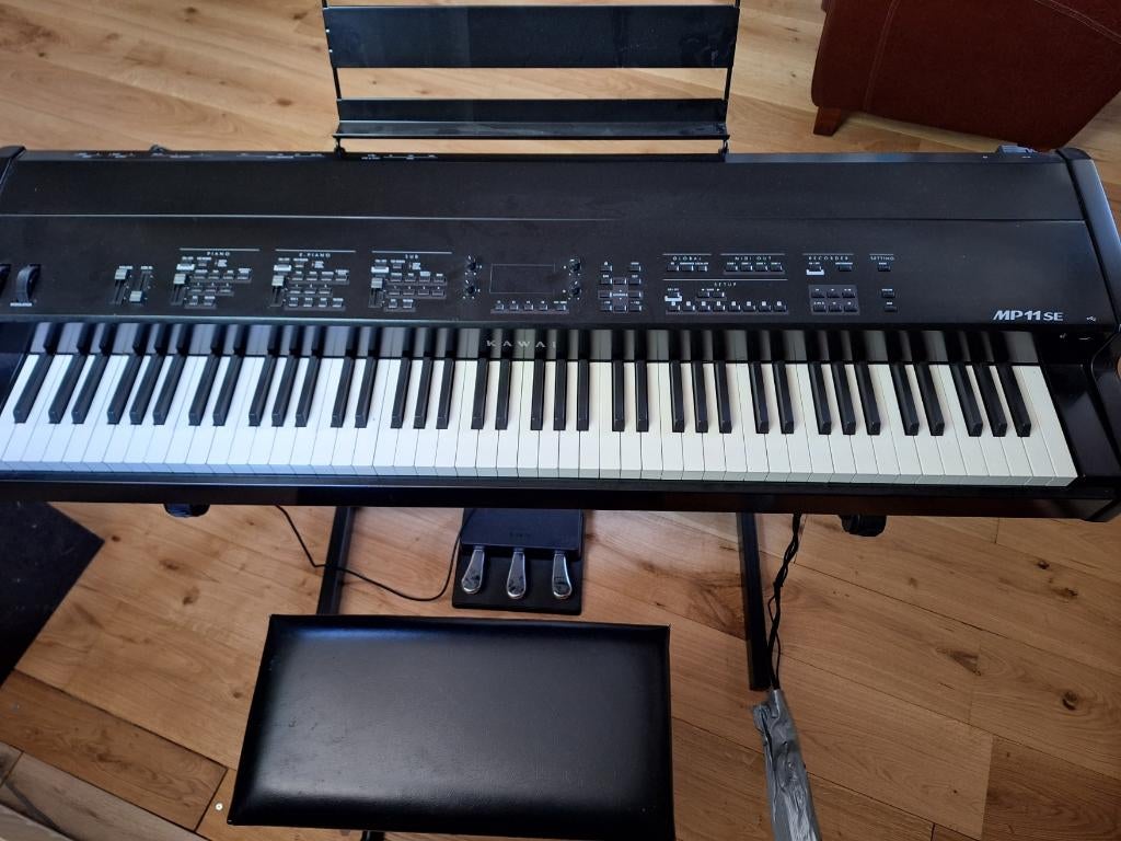 Kawai MP11-SE stage piano, Muziek en Instrumenten, Piano's, Ophalen, Zwart, Zo goed als nieuw, Piano