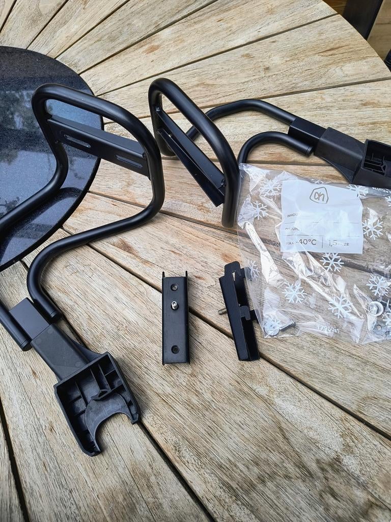 Carqon bakfiets maxicosi drager, Fietsen en Brommers, Fietsaccessoires | Fietsstoeltjes, Ophalen of Verzenden, Zo goed als nieuw