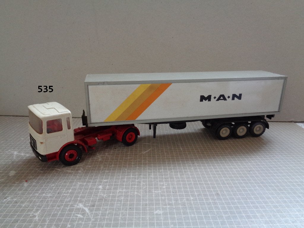 conrad man met demo trailer, Ophalen of Verzenden, Zo goed als nieuw, Bus of Vrachtwagen, Conrad
