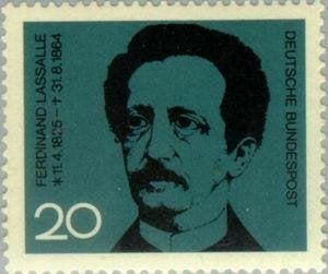 Y&T 308 - Michel 443 - Ferdinand Lassalle 1964 postfris XXX, Ophalen of Verzenden, BRD, Postfris
