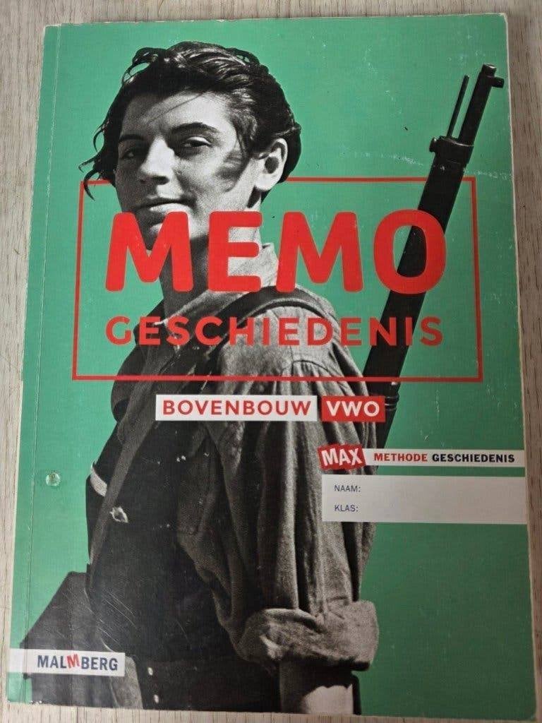 Memo Geschiedenis Bovenbouw VWO Leer/Opdrachtenboek, VWO, Malmberg, Geschiedenis, Ophalen of Verzenden