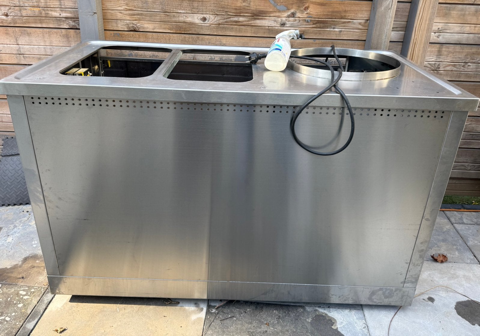 Donut-/Lokmamachine met Frituurtafel - 6 kW, Ophalen, Fornuis, Frituur en Grillen, Gebruikt, Geen