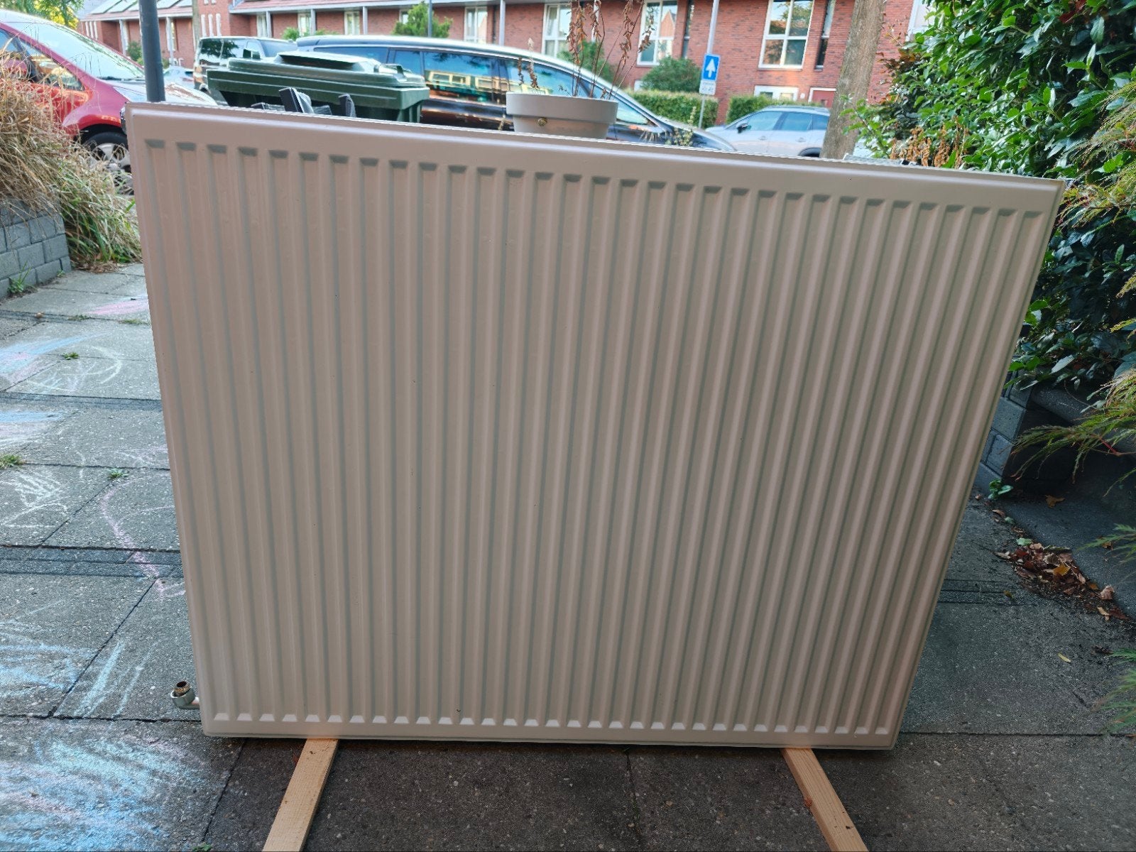 Radiator 110x90x10 cm - Wit, Ophalen, Gebruikt, Radiator, 60 tot 150 cm