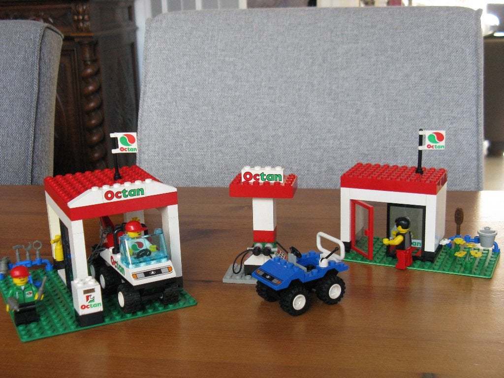lego 6548 town Octan Gas Station, vintage met instructie, Kinderen en Baby's, Speelgoed | Duplo en Lego, Ophalen of Verzenden