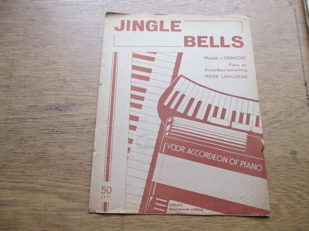KERST - JINGLE BELLS - BEW.HENK LANGERAK, Keyboard, Gebruikt, Ophalen of Verzenden, Artiest of Componist