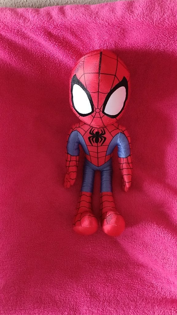 SPIDERMAN MARVEL SPREKEND 40cm, Ophalen of Verzenden, Zo goed als nieuw, Overige typen