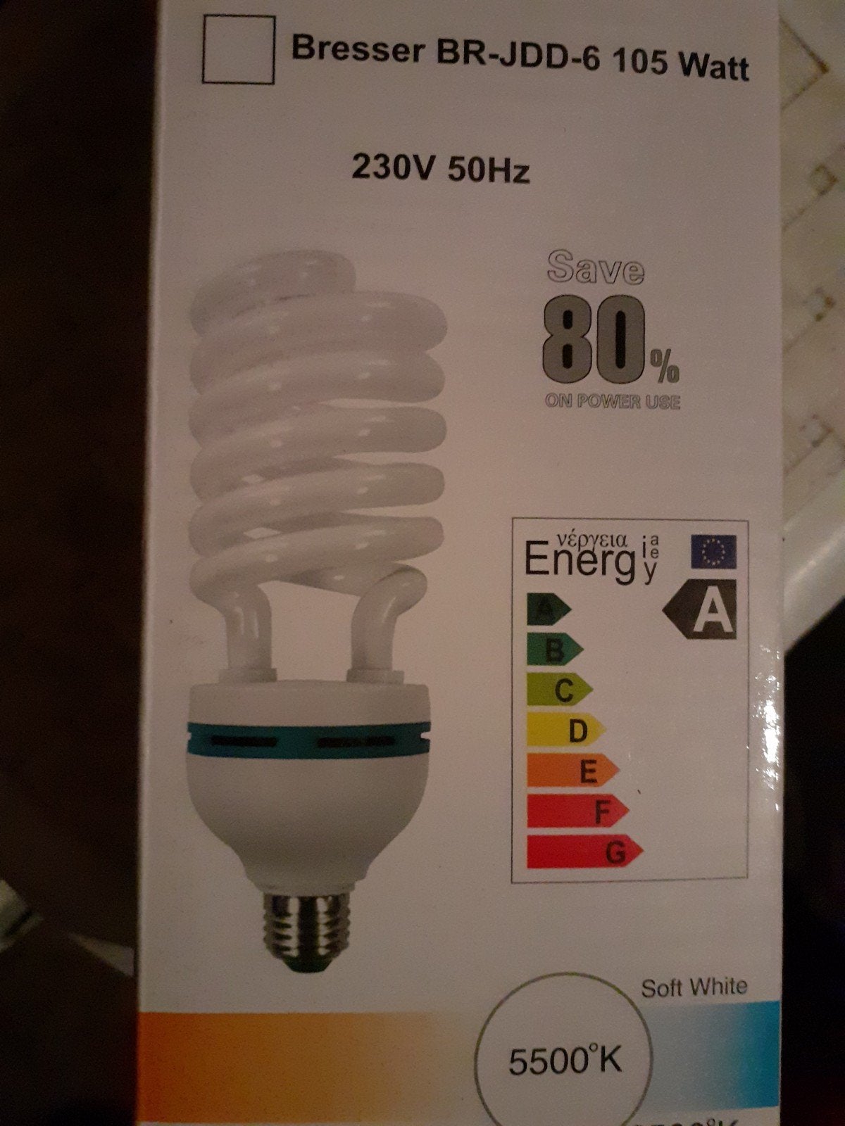 Bresser BR-JDD-6 105 Watt Fotografie Lamp, Ophalen, Nieuw, Techniek
