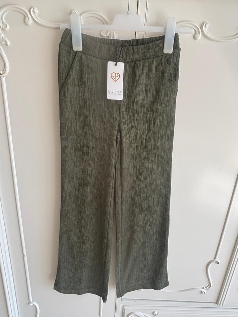 Nieuw groen broek D-Zine maat 152-158, Ophalen of Verzenden, Nieuw, Meisje, Broek