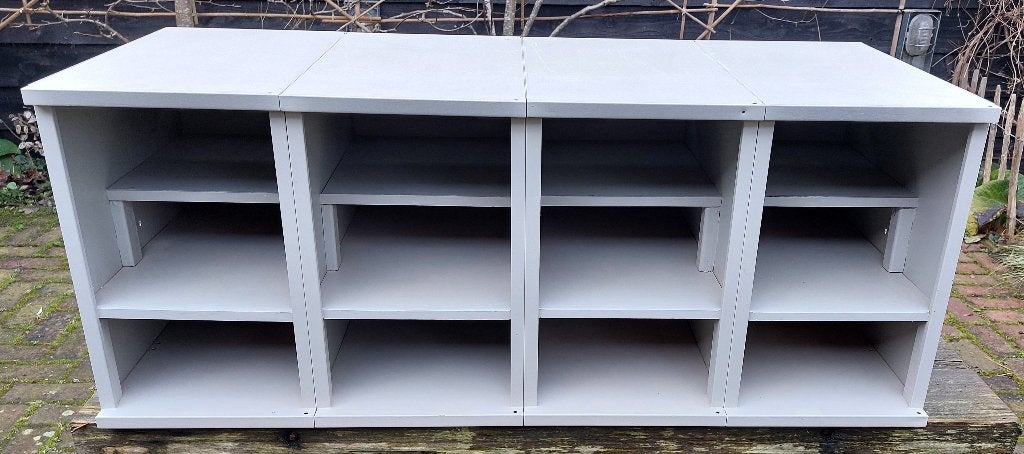 Vakkenkast metaal, Oostwoud, 3 stuks, Ophalen