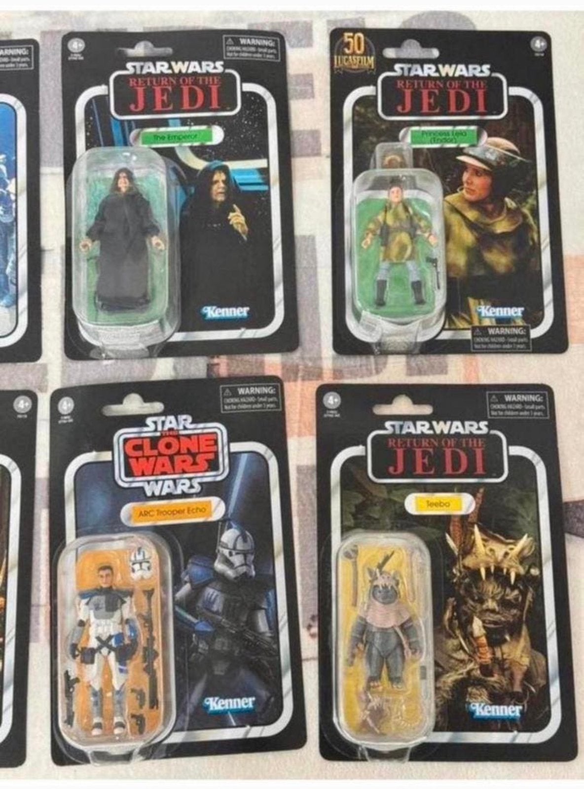 Partij 8x STAR WARS poppetjes figure TVC Kenner Hasbro NIEUW, Nieuw, Ophalen of Verzenden, Actiefiguurtje, H