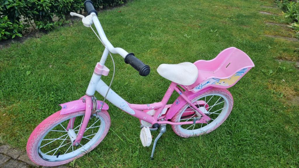 Meisjes fiets 16 inch, Ophalen, Zo goed als nieuw, 16 tot 20 inch
