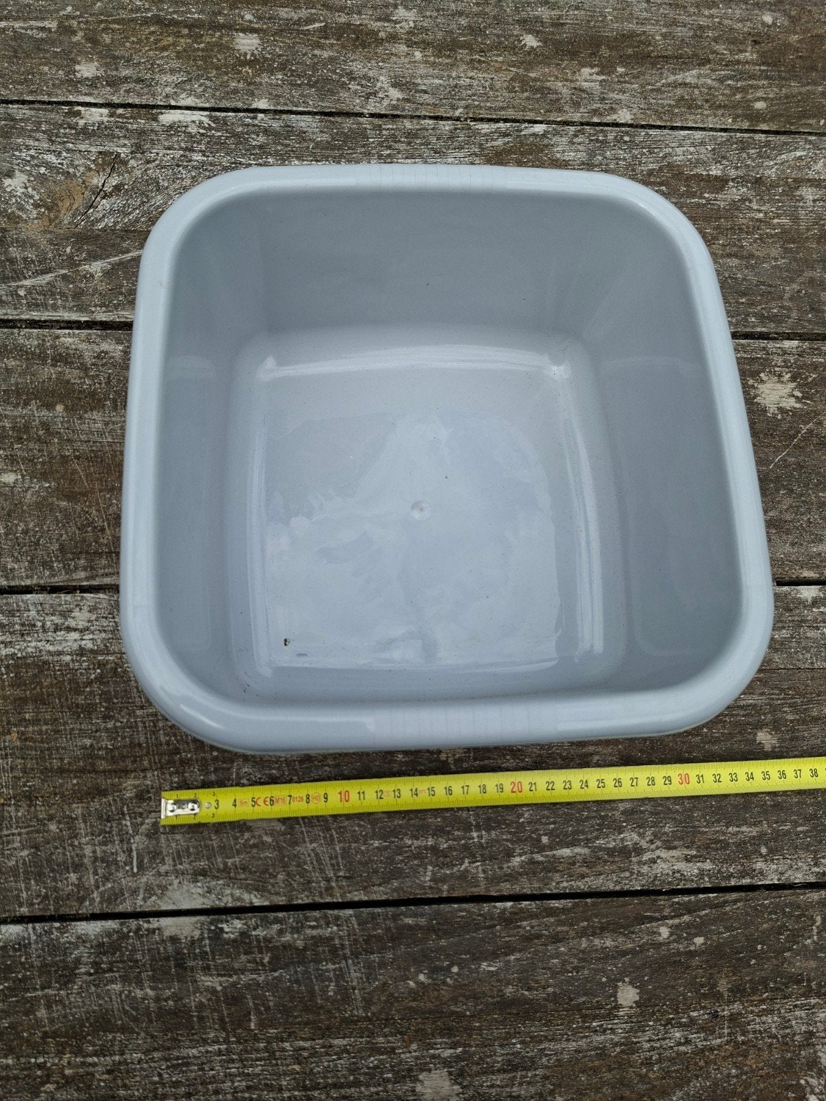 lichtgrijs afwasteiltje/afwasbak 10 liter, Kunststof, Nieuw, Ophalen of Verzenden, Minder dan 10 liter