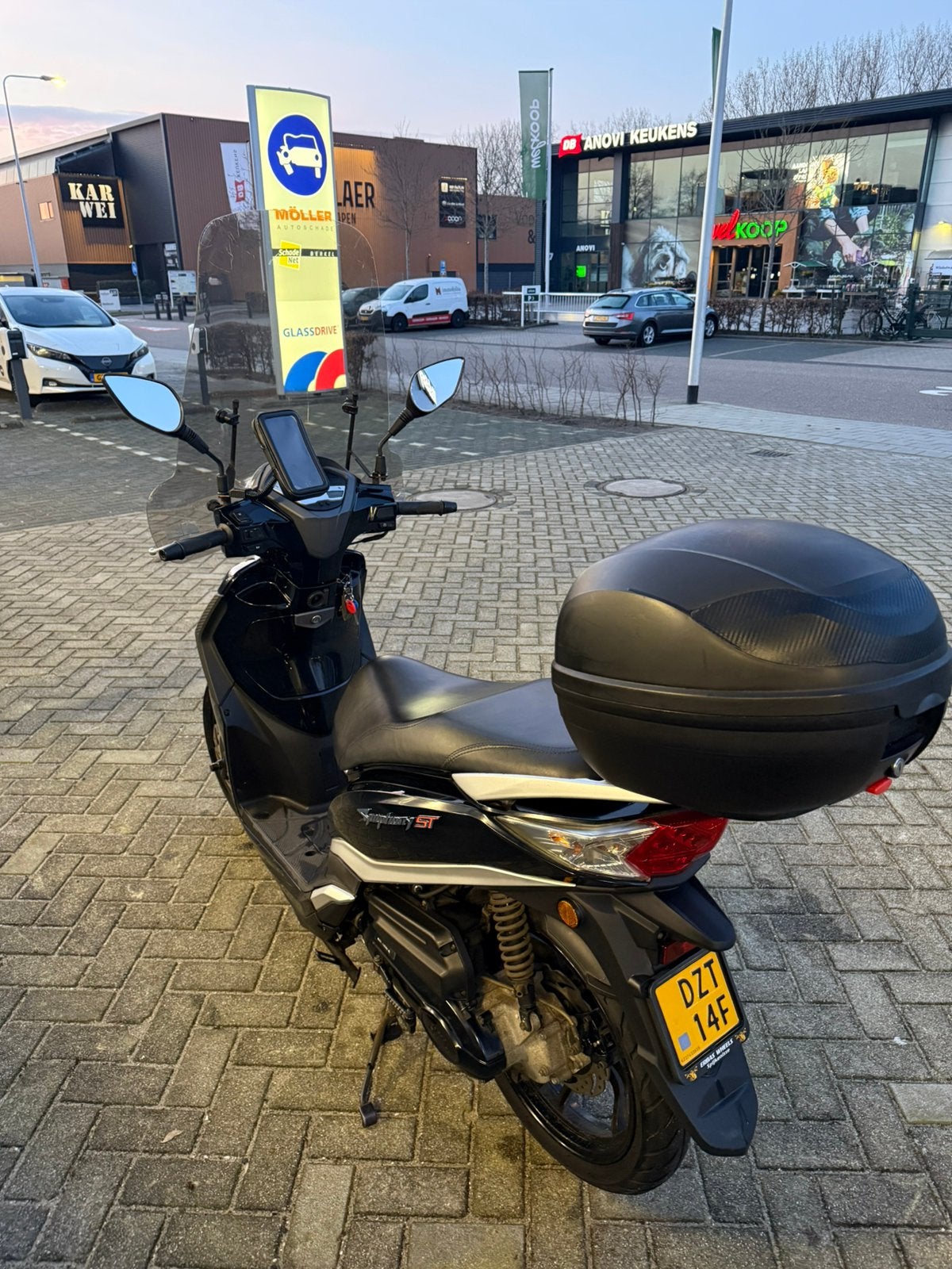 SYM Symphony ST 50 2020 (5000km) 45km/h|Accessoires & 2 Helm, Ophalen, Overige modellen, Maximaal 45 km/u, 49 cc