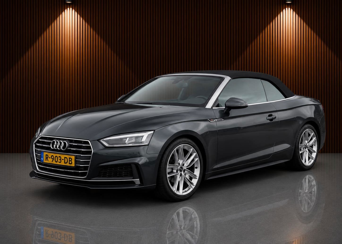 Audi A5 CABRIOLET 40 TFSI Design Pro Line Plus BJ 2019, Auto's, Audi, Gebruikt, Euro 6, 4 stoelen, Bedrijf
