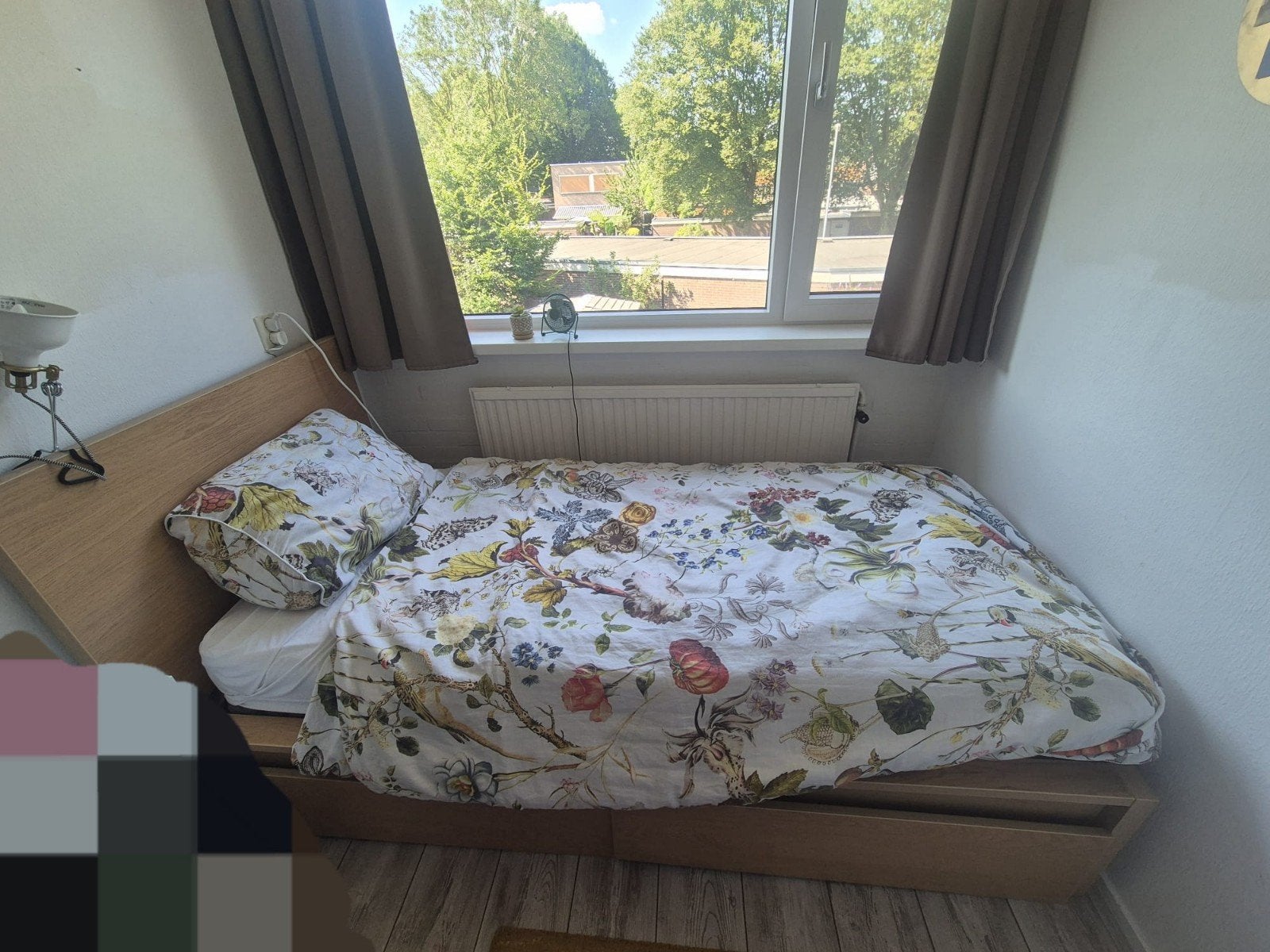 Ikea 1 persoonsbed met lades, Ophalen, Gebruikt, 90 cm, Eenpersoons