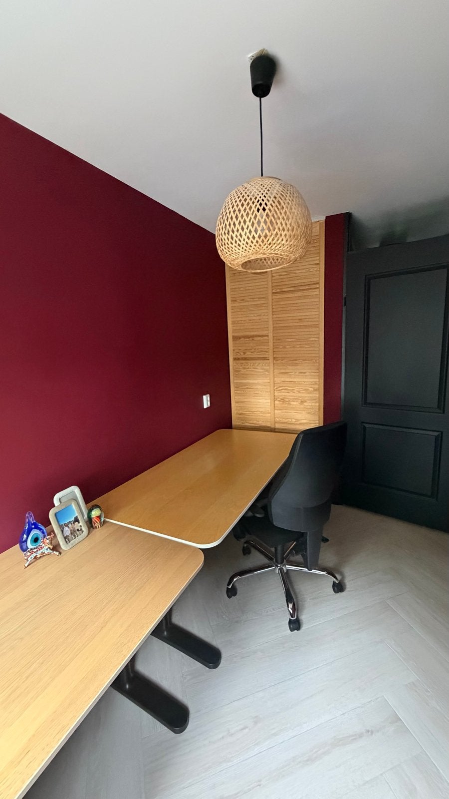 IKEA Bekant Bureaus los te koop (2x) - 120x80cm & 160x80cm, Ophalen, Gebruikt, Hout, In hoogte verstelbaar