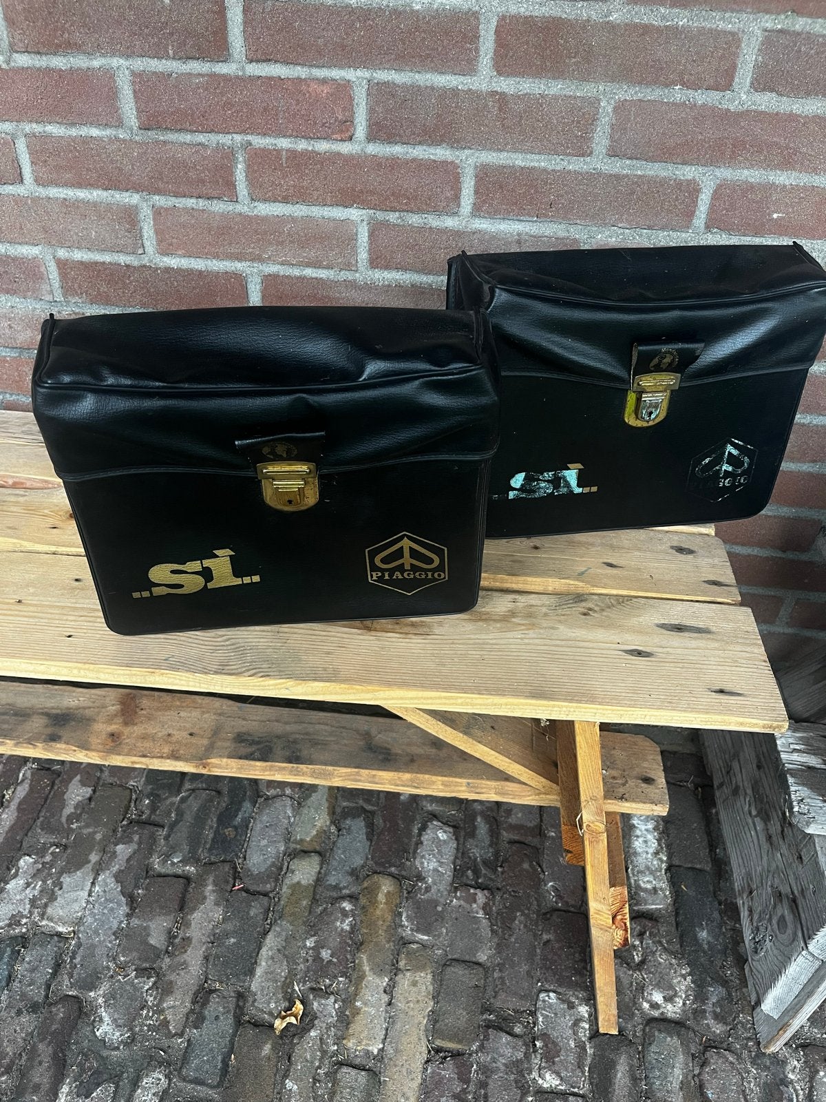 Piaggio Si Zijtassen - Set van 2, Ophalen, Gebruikt, Overige typen, Piaggio
