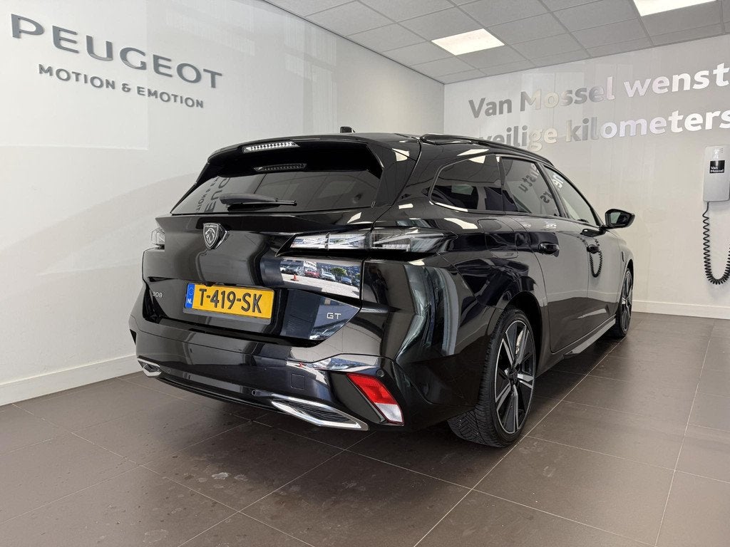 Peugeot 308 SW 1.2 PureTech GT 130 PK | Automaat | El. Achte, 12 maanden, Gebruikt, 1199 cc, Zwart