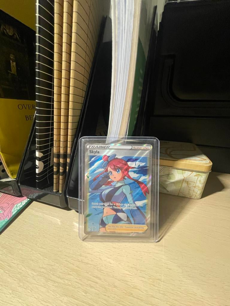 Pokémon Skyla Full Art  kaart, Ophalen of Verzenden, Nieuw, Losse kaart, Foil