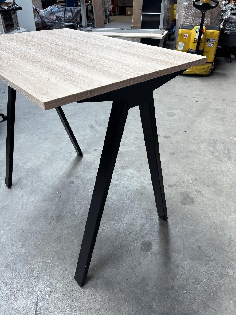 Statafel | Kantinetafel | 120 x 80cm | V-poot, -, -, Ophalen of Verzenden, Zo goed als nieuw