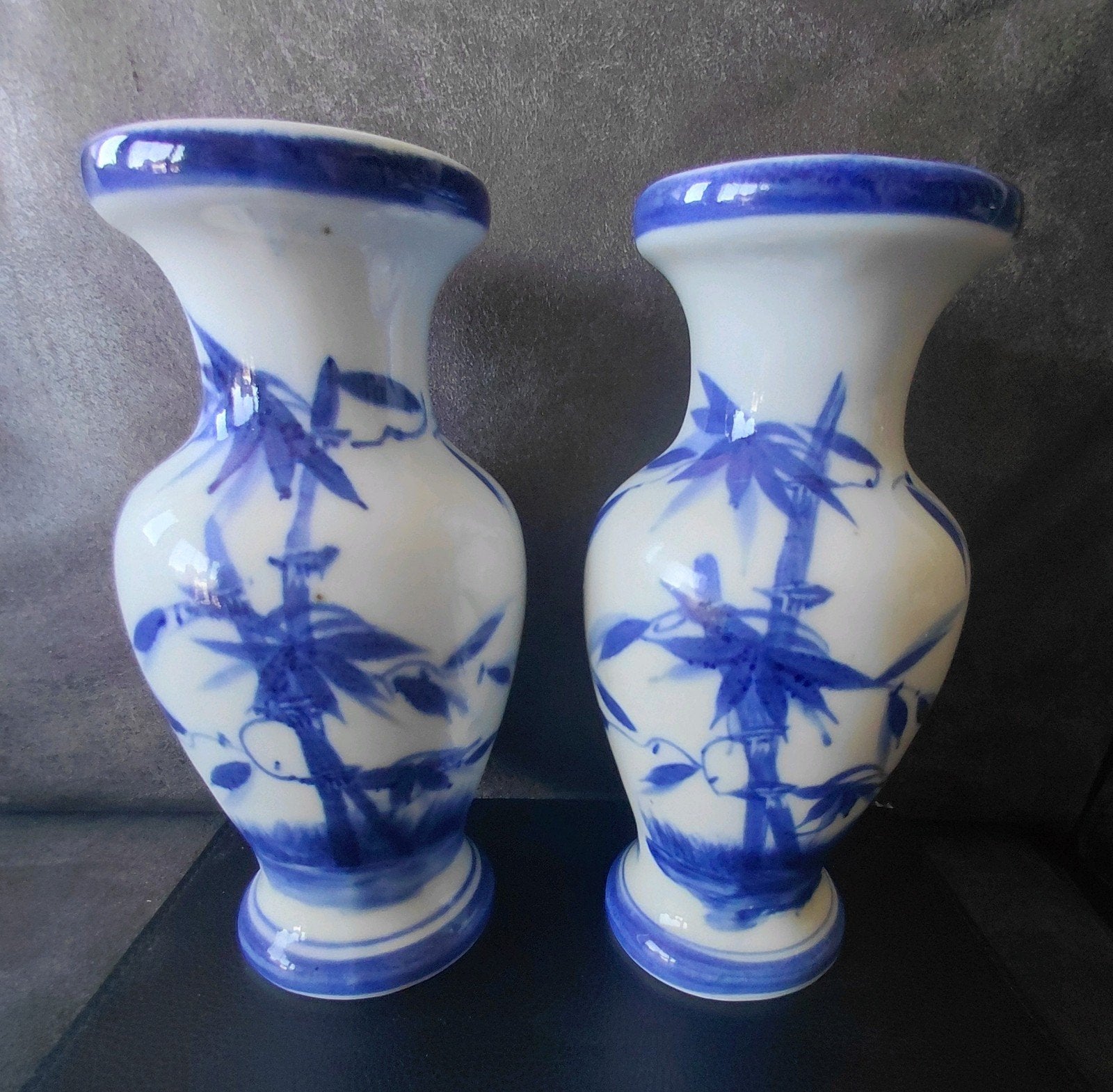 Japanse Arita Vaasjes (Set) – Handgeschilderd, 19e eeuw, Antiek en Kunst, Antiek | Porselein, Ophalen