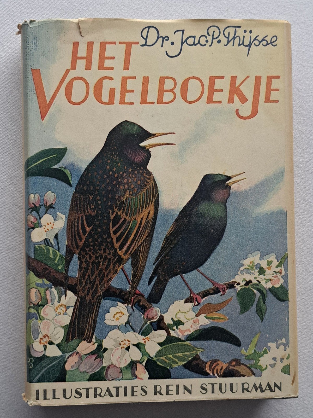 Het vogelboekje door Jac.Thijsse 1942 4e druk met stofomslag, Boeken, Jac.Thijsse, Ophalen of Verzenden, Zo goed als nieuw, Vogels