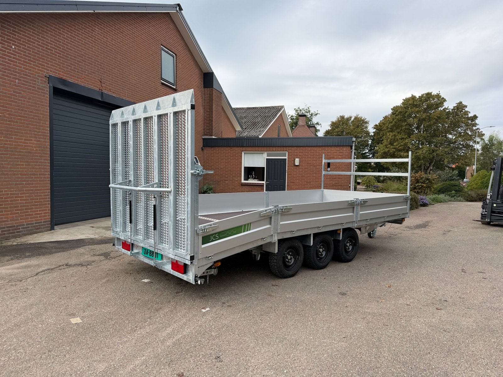 Machinetransporter / beaver trailer 500x200 3500kg., Ophalen, Nieuw