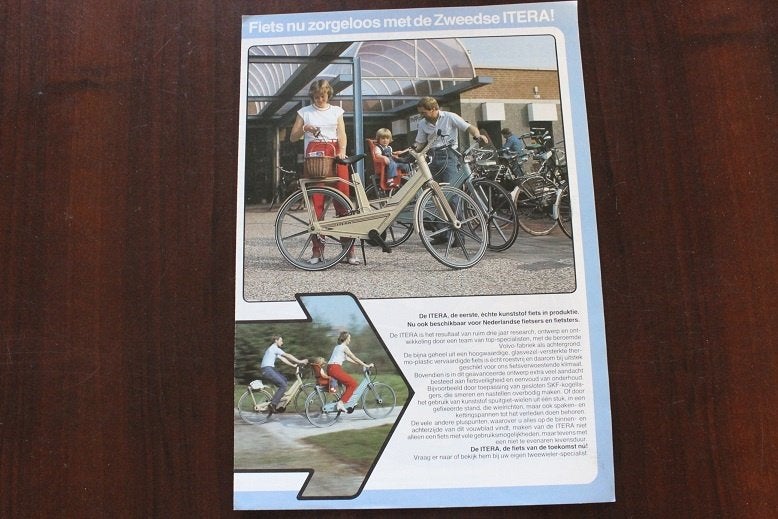 Itera Volvo Kunststof fiets verkoop folder, Fietsen en Brommers, Ophalen of Verzenden, Gebruikt