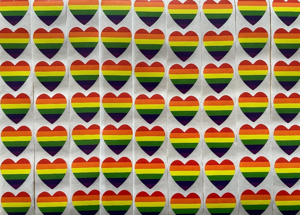 Lgbtq+ pride stickers 40 stuks, Verzenden, Nieuw, Meerdere stickers