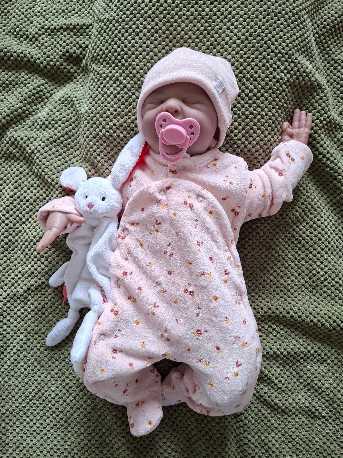 Prachtige Reborn Olivia., Ophalen of Verzenden, Zo goed als nieuw, Pop, Levensecht of Reborn