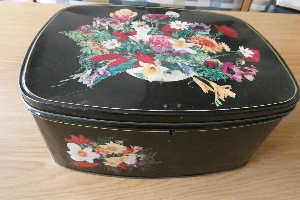 voorraad trommel/blik met decoratie - Cote d' Or, Ophalen of Verzenden, Gebruikt, Overige
