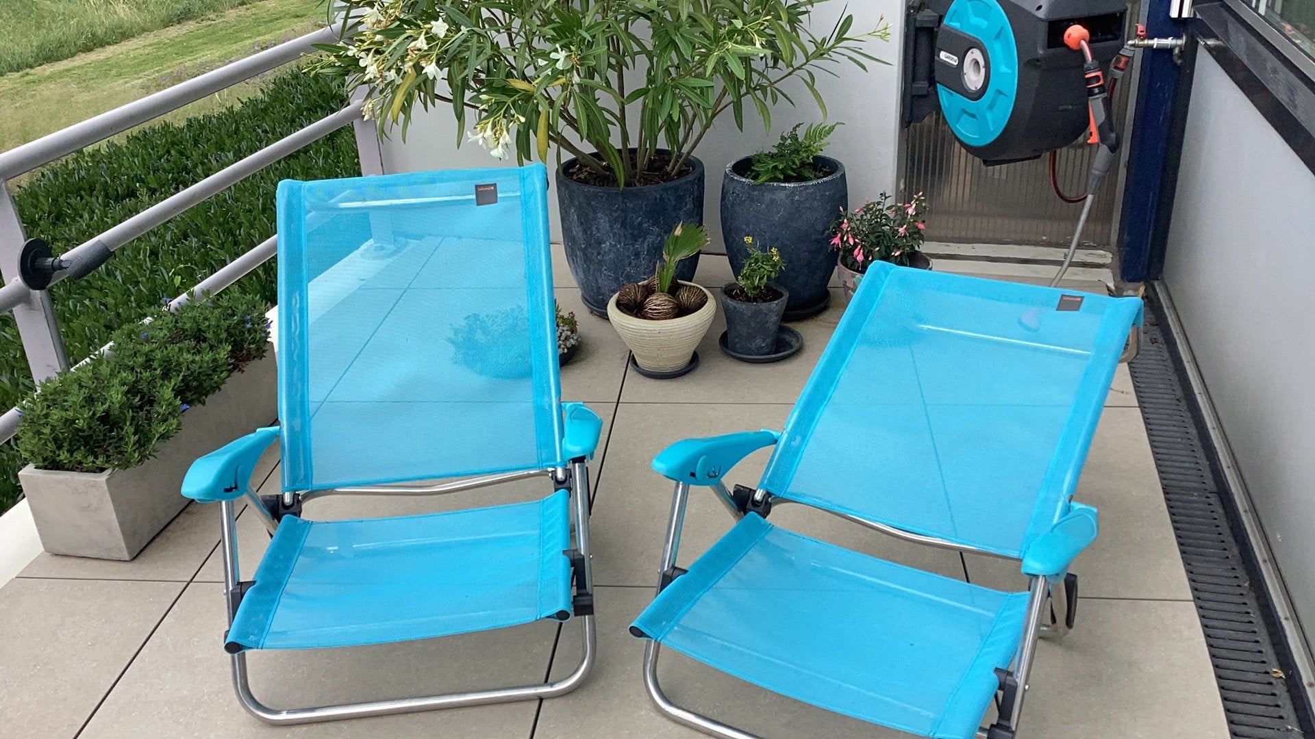 Lafuma kampeer/strand stoeltjes, Ophalen, Gebruikt, Campingstoel