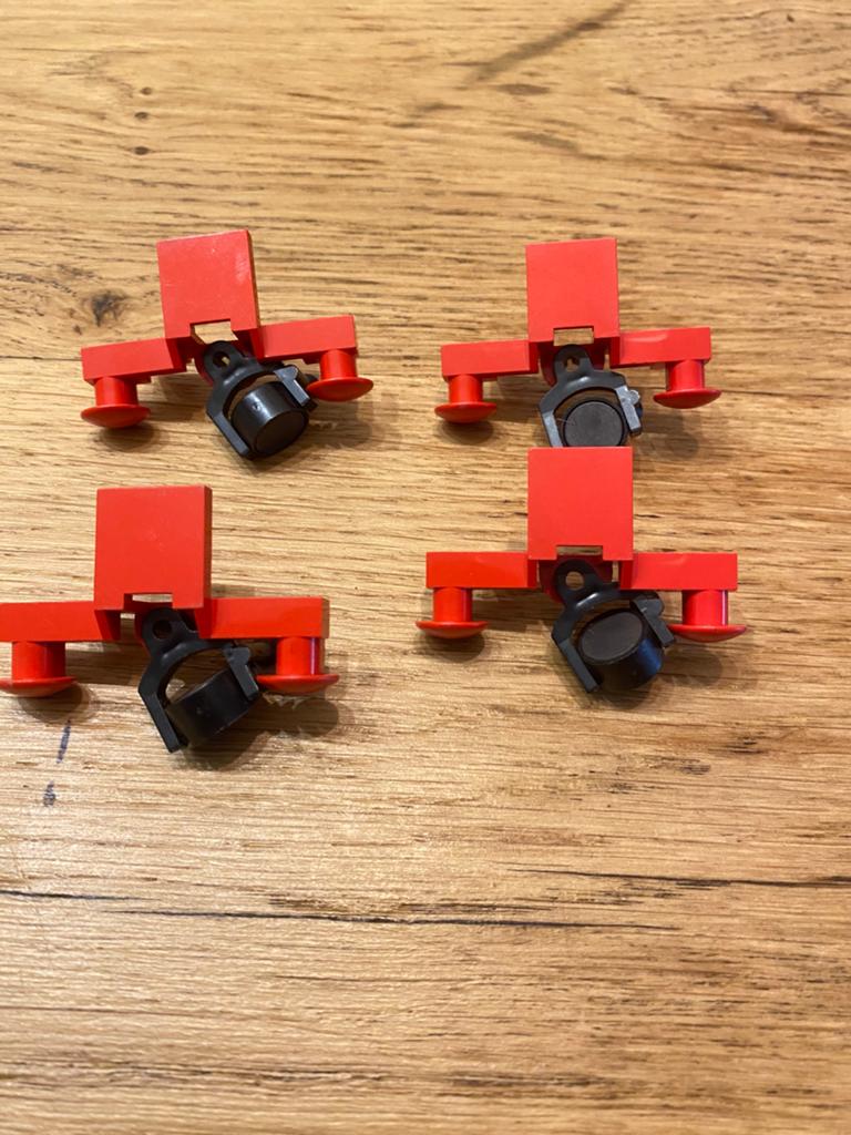 Lego 12v trein rode buffers, Ophalen of Verzenden, Gebruikt, Lego