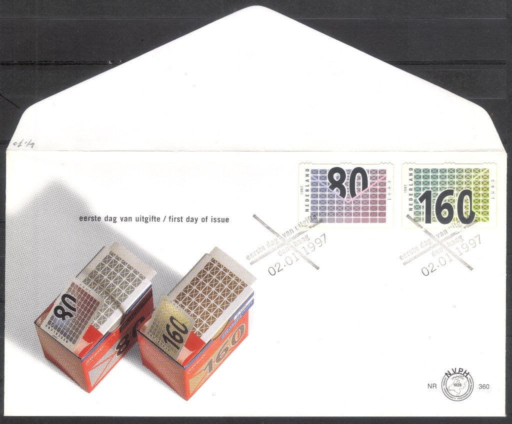 E360 - zakelijke zegels 1997, Verzenden, Onbeschreven, Nederland