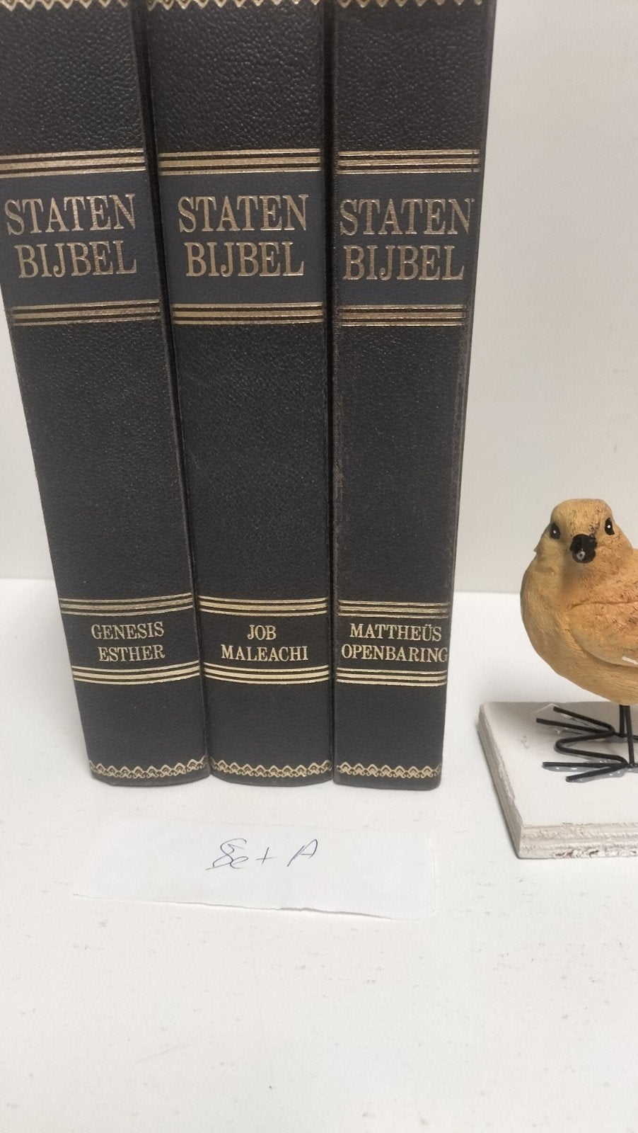 Bijbel, Driedelige Statenbijbel  Set A, Boeken, Ophalen of Verzenden, Gelezen, Christendom | Protestants