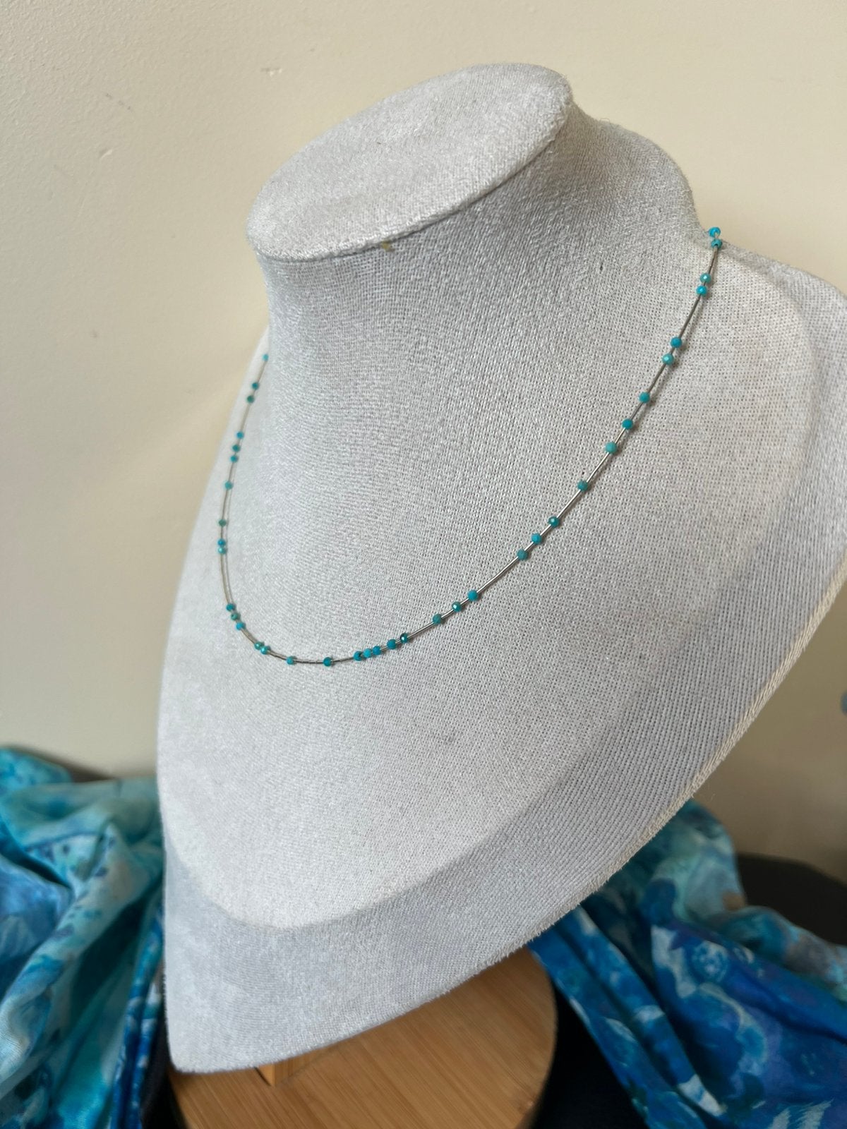 Turkoois turquoise Arizona Navajo zilver beschermt zeldzaam, Blauw, Magnolia11, Ophalen of Verzenden, Zo goed als nieuw