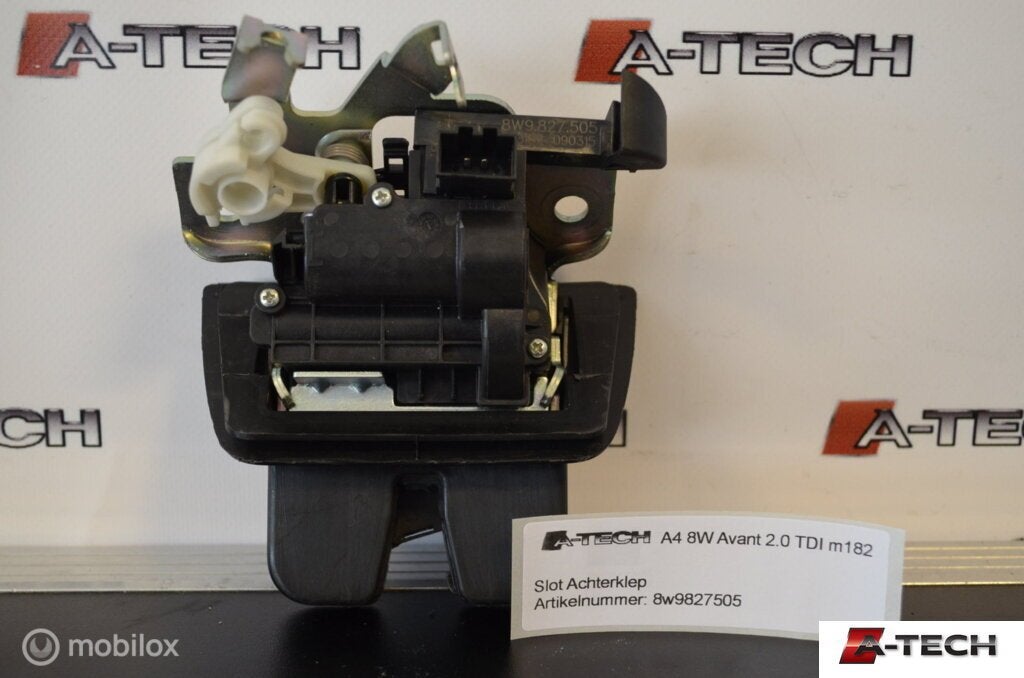 Achterklepslot Audi A4 Avant B9 2.0 TDI ('15-'18) 8w9827505, Audi, Gebruikt, Audi, Ophalen of Verzenden
