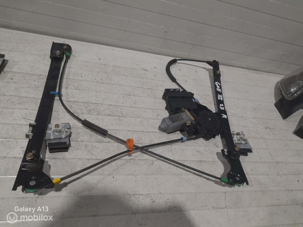 Raammechanisme Volkswagen Golf 3, Auto-onderdelen, Ruiten en Toebehoren, Gebruikt, Ophalen of Verzenden