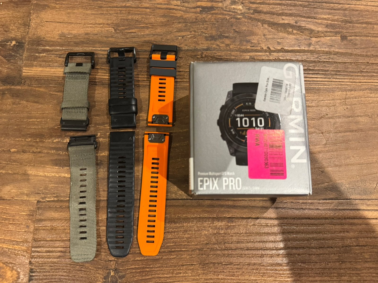 Garmin Epix Pro (Gen 2) 51mm, Stappen, Zwart, Ophalen of Verzenden, Zo goed als nieuw