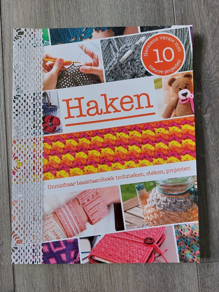 Haken, haakboek, als nieuw, Hobby en Vrije tijd, Breien en Haken, Ophalen of Verzenden, Zo goed als nieuw, Haken, Patroon of Boek