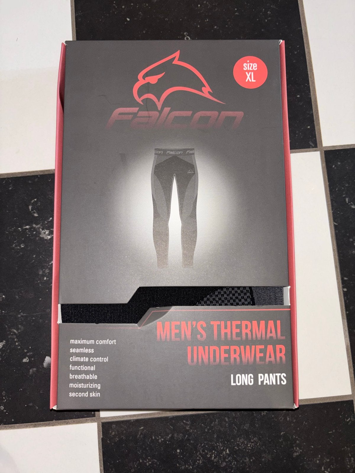 Nieuwe Falcon thermo legging XL - Heren thermisch ondergoed, Ophalen of Verzenden, Zwart, Overige typen