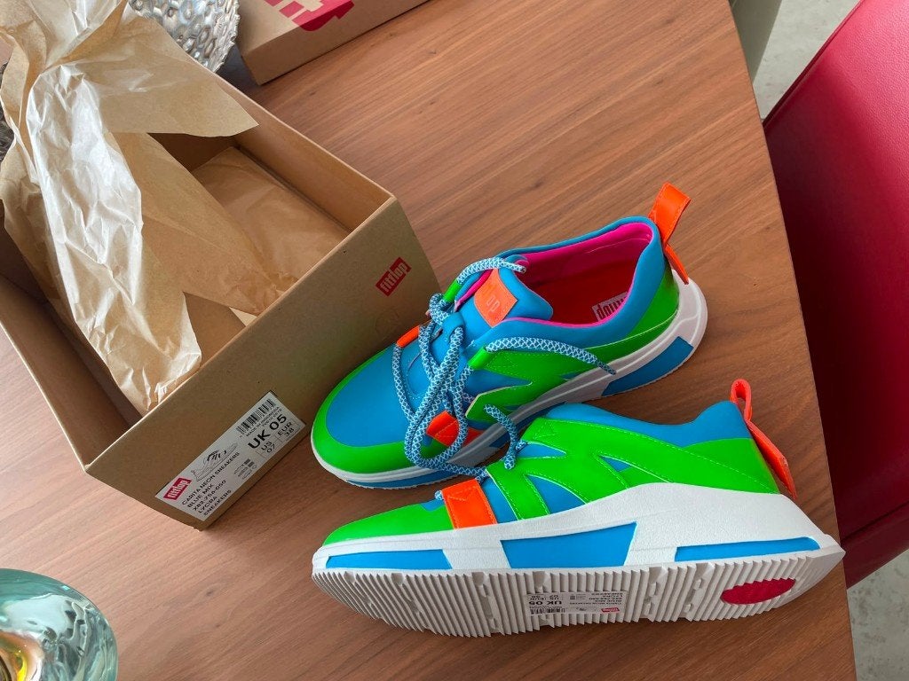 FitFlop NEON sneakers - NIEUW - maat 38, Kleding | Dames, Schoenen, Ophalen, Overige kleuren, Nieuw, Sneakers of Gympen