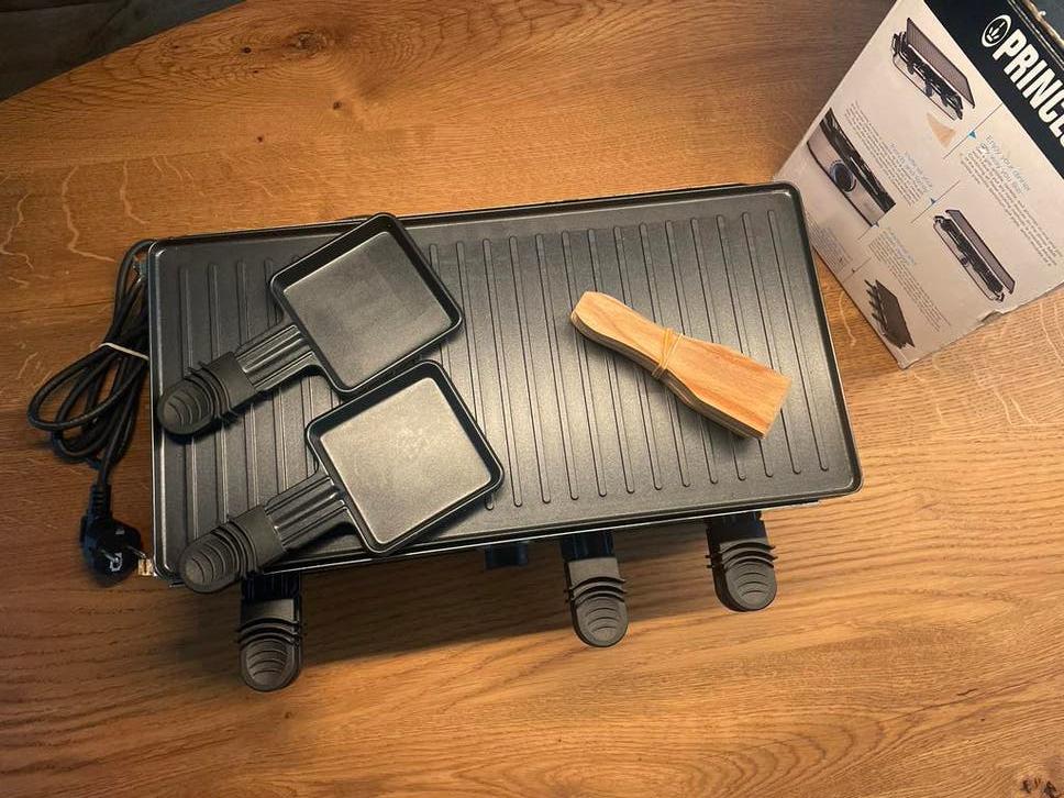 Princess Raclette 8 Grill de Luxe - Perfect voor gezellige a, Ophalen of Verzenden, Gebruikt, 8 personen of meer