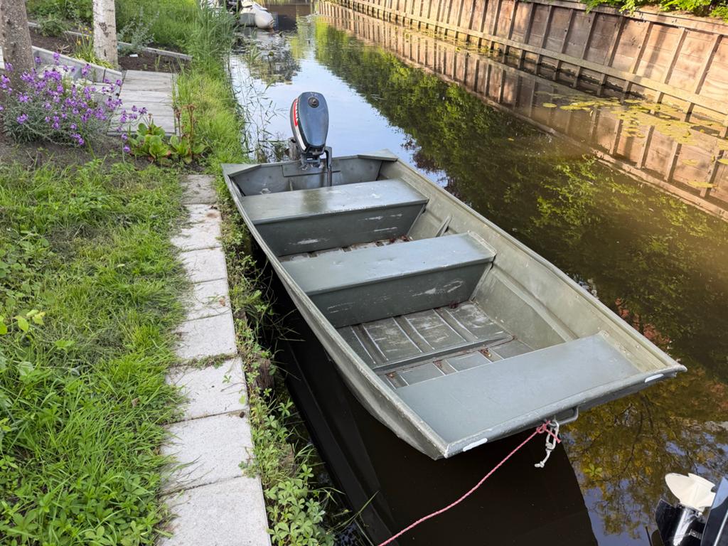 Alumacraft type 1036 - Compacte en stevige aluminium boot, Watersport en Boten, Vis- en Consoleboten, Gebruikt, Overige merken