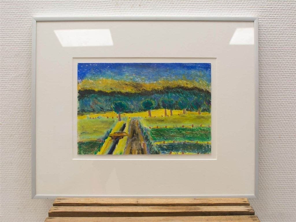 Landelijk schilderij Nel Egberts 12593, Ophalen of Verzenden