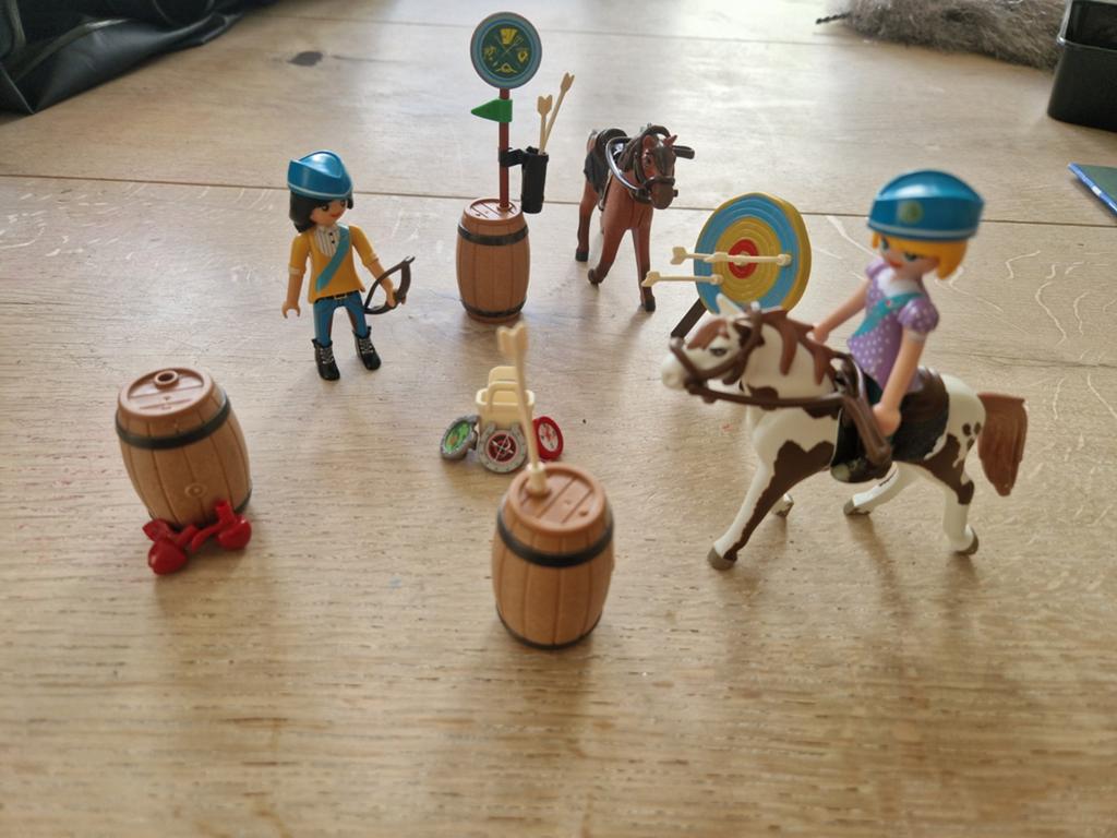 Playmobil Spirit pijl en boog set, Kinderen en Baby's, Speelgoed | Playmobil, Ophalen of Verzenden, Zo goed als nieuw, Complete set