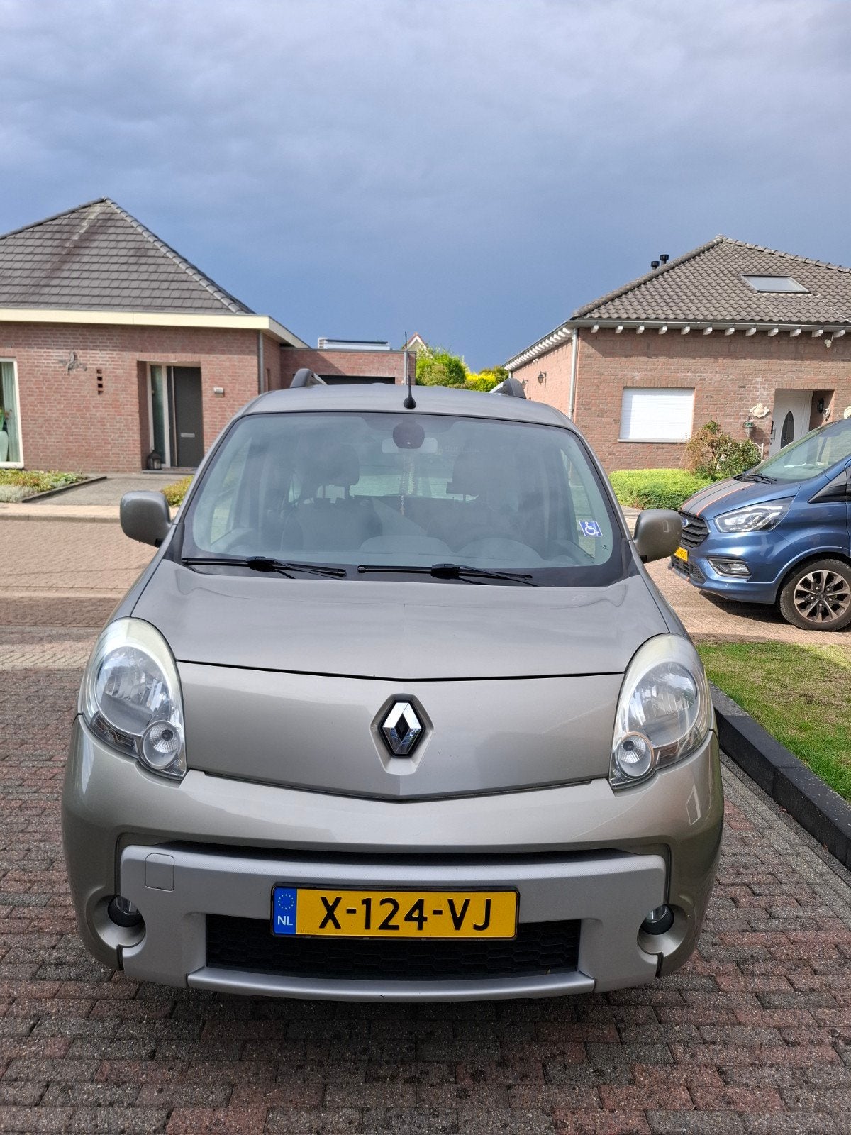 Renault 2010 Grijs, Auto's, Automaat, Stof, Beige, Origineel Nederlands