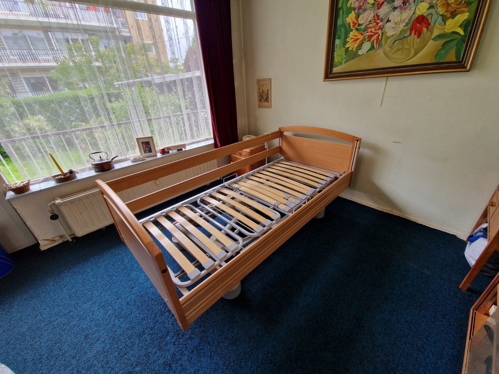 Hoog Laag bed, Huis en Inrichting, Slaapkamer | Bedden, Ophalen, 90 cm, Eenpersoons, 200 cm